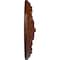 Ekena Millwork Flower Spiral Ceiling Medallion (Canopies up to 2"), 12 1/4"OD x 2 1/4"P, Burnished Mahogany Crackle CM12FLBMC - alternate 5